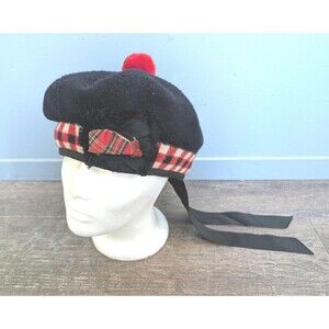 Vintage Scottish Highlander Wool Hat